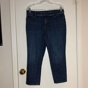 Chicos So Slimming Girlfriend Crop Jeans Size 1.5 P